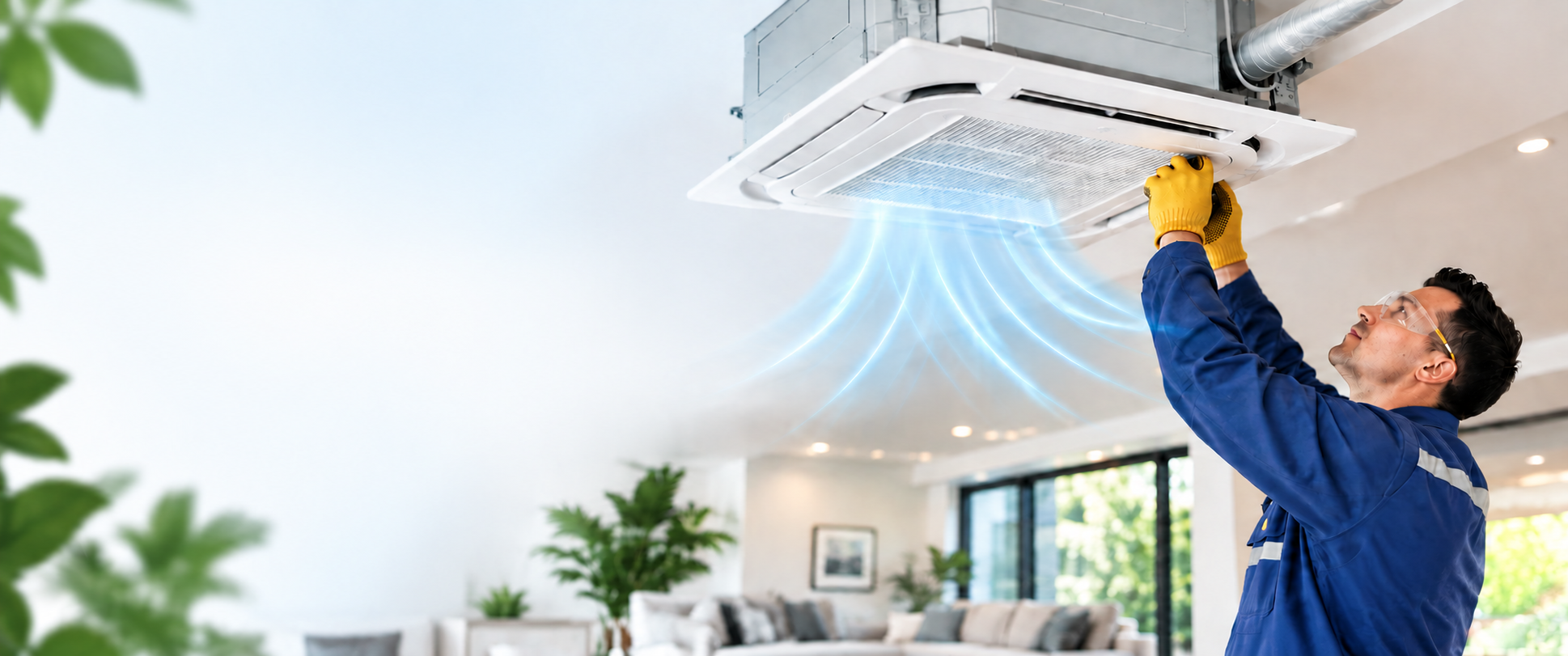 Ducted reverse cycle air conditioning installed in a Melbourne home by Smart Solar Energy